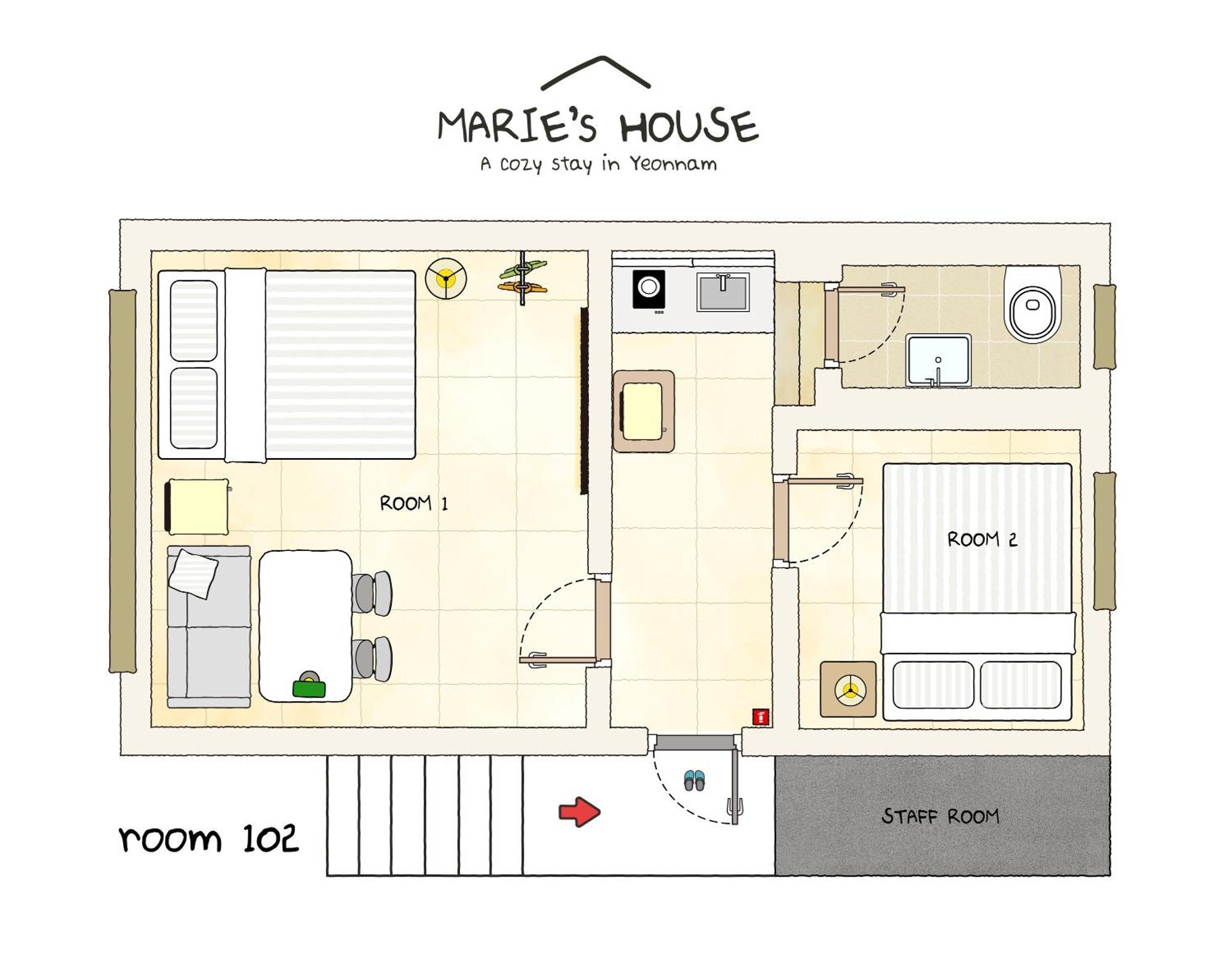 Hotel Marie'S House 102 Hongdae Seoul Exterior foto